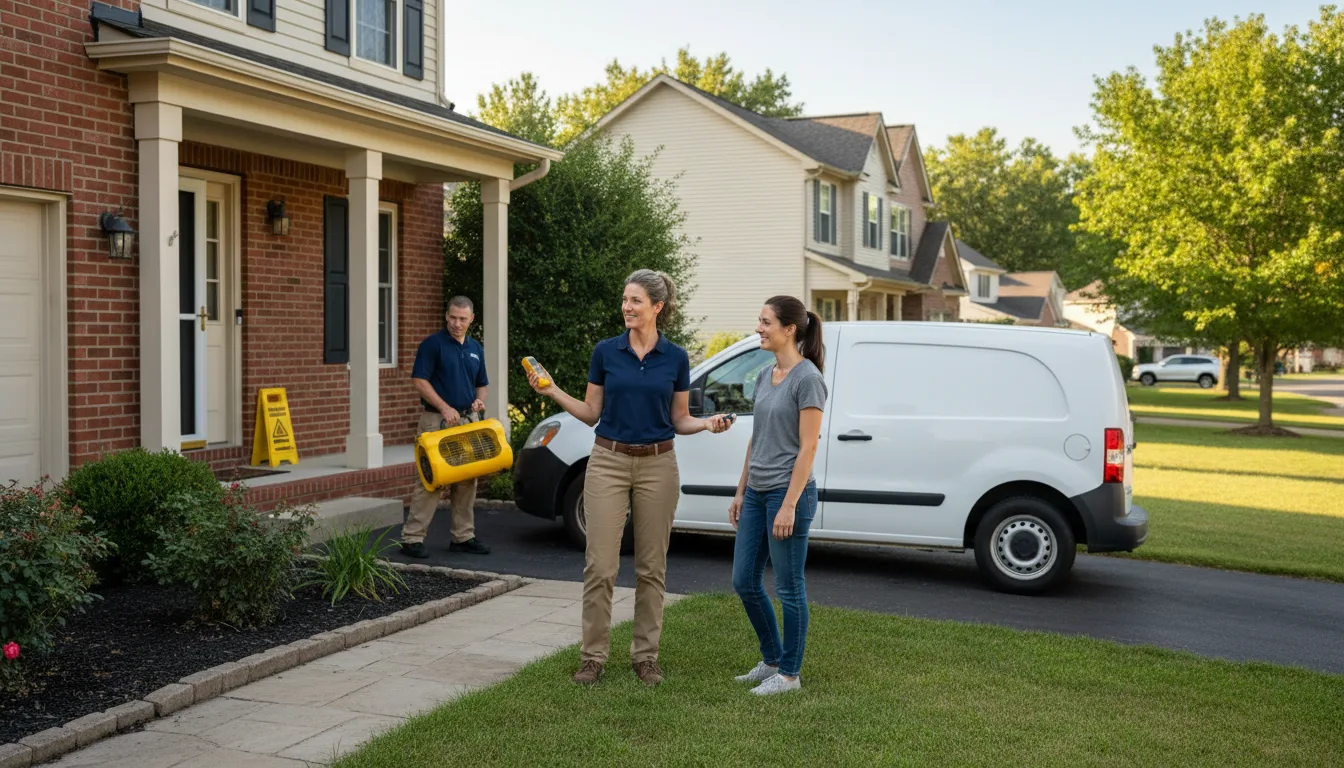 Residential water damage restoration in Valmy, NV